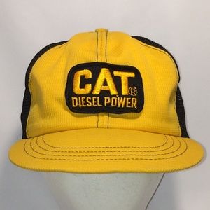 Men Caterpillar Cat Mesh Snapback Hat T7 JN8065